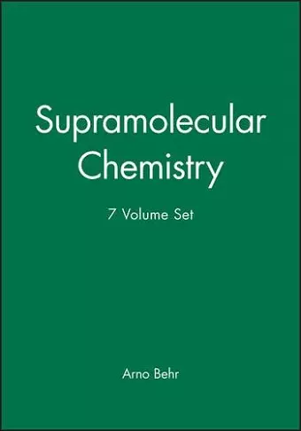 Supramolecular Chemistry, 7 Volume Set cover