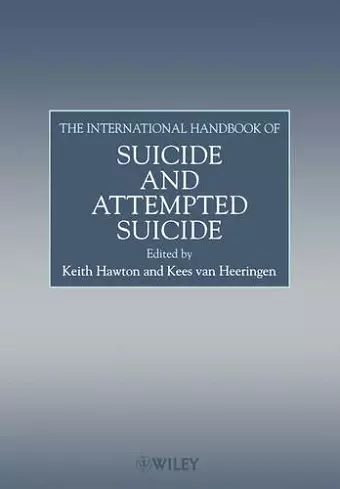 The International Handbook of Suicide and Attempted Suicide cover