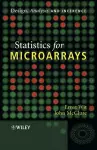 Statistics for Microarrays cover