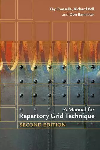 A Manual for Repertory Grid Technique cover