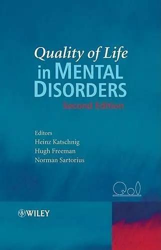 Quality of Life in Mental Disorders cover