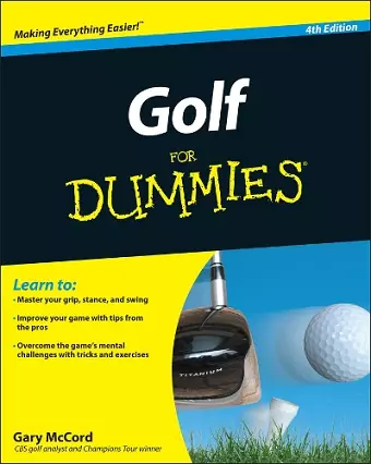 Golf For Dummies cover