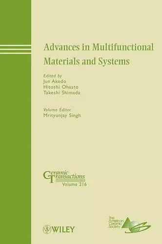 Advances in Multifunctional Materials and Systems cover