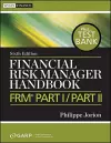 Financial Risk Manager Handbook, + Test Bank cover