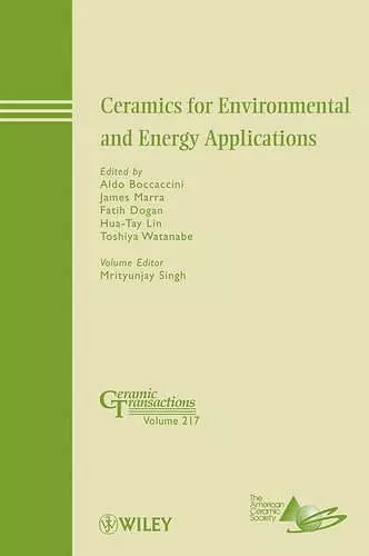 Ceramics for Environmental and Energy Applications cover