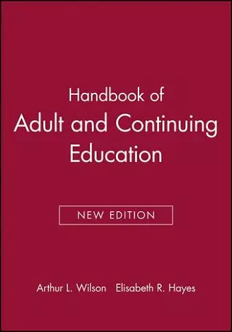 Handbook of Adult and Continuing Education cover