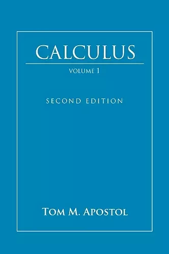 Calculus, Volume 1 cover