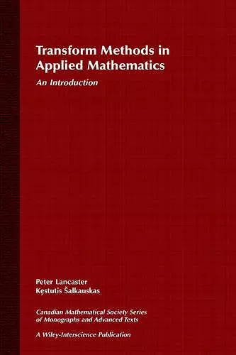 Transform Methods in Applied Mathematics cover