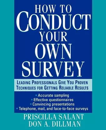 How to Conduct Your Own Survey cover