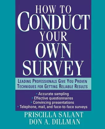 How to Conduct Your Own Survey cover