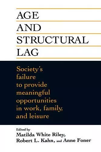 Age and Structural Lag cover