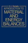 Introduction to Material and Energy Balances cover