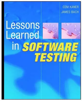 Lessons Learned in Software Testing cover