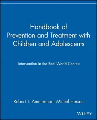 Handbook of Prevention and Treatment with Children and Adolescents cover