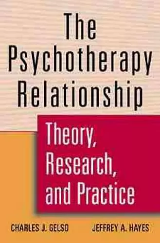 The Psychotherapy Relationship cover