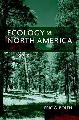 Ecology of North America cover