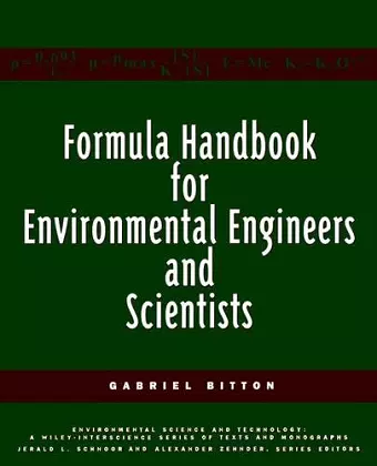 Formula Handbook for Environmental Engineers and Scientists cover