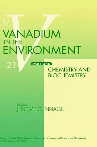 Vanadium in the Environment, Part 1 cover