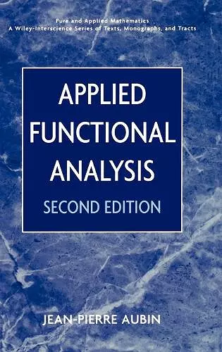 Applied Functional Analysis cover