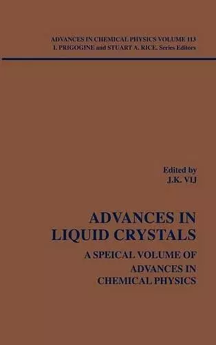 Advances in Liquid Crystals cover