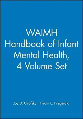 WAIMH Handbook of Infant Mental Health, Set cover