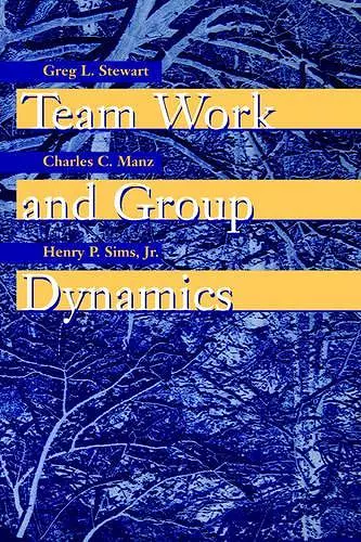 Team Work and Group Dynamics cover