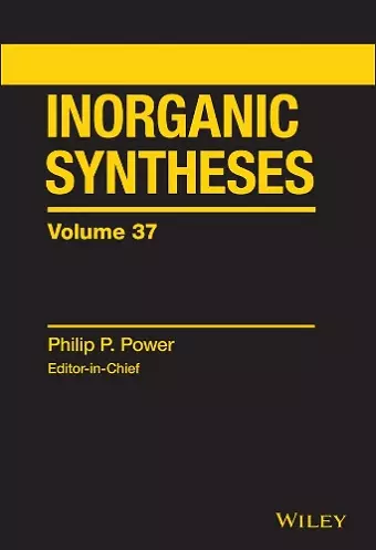 Inorganic Syntheses, Volume 33 cover