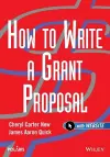 How to Write a Grant Proposal cover