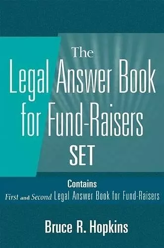 Legal Answer Book for Fund-Raisers Set, Set Contains: First and Second Legal Answer Books for Fund-Raisers  cover