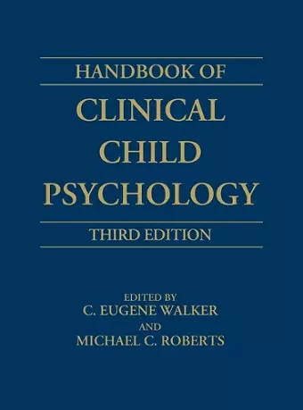 Handbook of Clinical Child Psychology cover