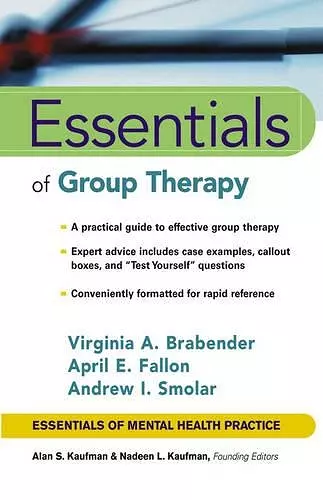 Essentials of Group Therapy cover