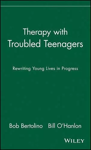 Therapy with Troubled Teenagers cover