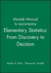 Minitab Manual to accompany Elementary Statistics: From Discovery to Decision cover