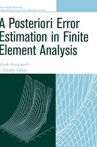 A Posteriori Error Estimation in Finite Element Analysis cover