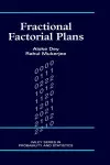 Fractional Factorial Plans cover