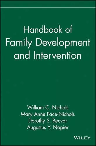 Handbook of Family Development and Intervention cover