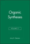 Organic Syntheses, Volume 71 cover