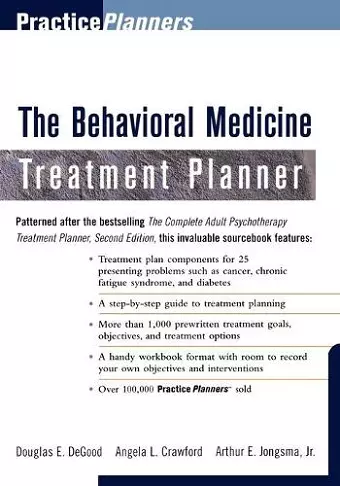 The Behavioral Medicine Treatment Planner cover