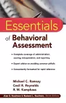 Essentials of Behavioral Assessment cover