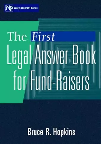 The First Legal Answer Book for Fund-Raisers cover