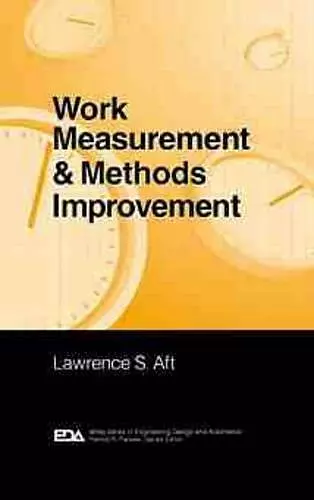 Work Measurement and Methods Improvement cover