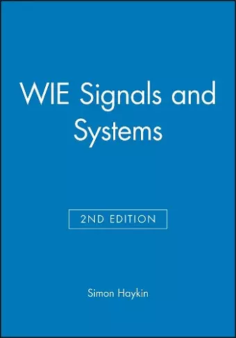 Signals and Systems, International Edition cover