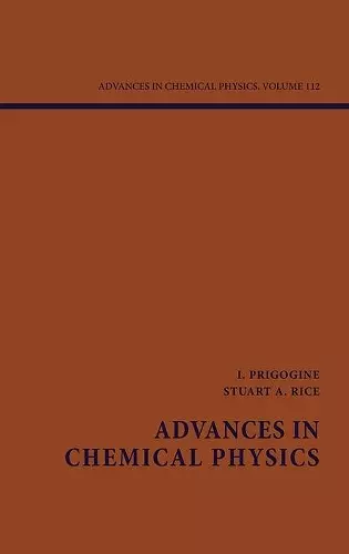 Advances in Chemical Physics, Volume 112 cover