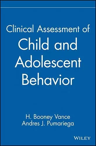 Clinical Assessment of Child and Adolescent Behavior cover