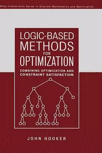 Logic-Based Methods for Optimization cover