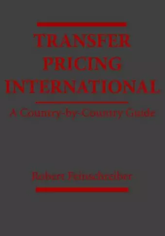 Transfer Pricing International cover