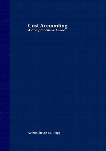 Cost Accounting cover