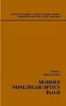 Modern Nonlinear Optics, Volume 119, Part 2 cover