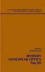 Modern Nonlinear Optics, Volume 119, Part 3 cover