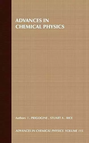 Advances in Chemical Physics, Volume 115 cover